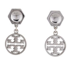 Authentic Tory Burch Hexagon Drop Earrings
